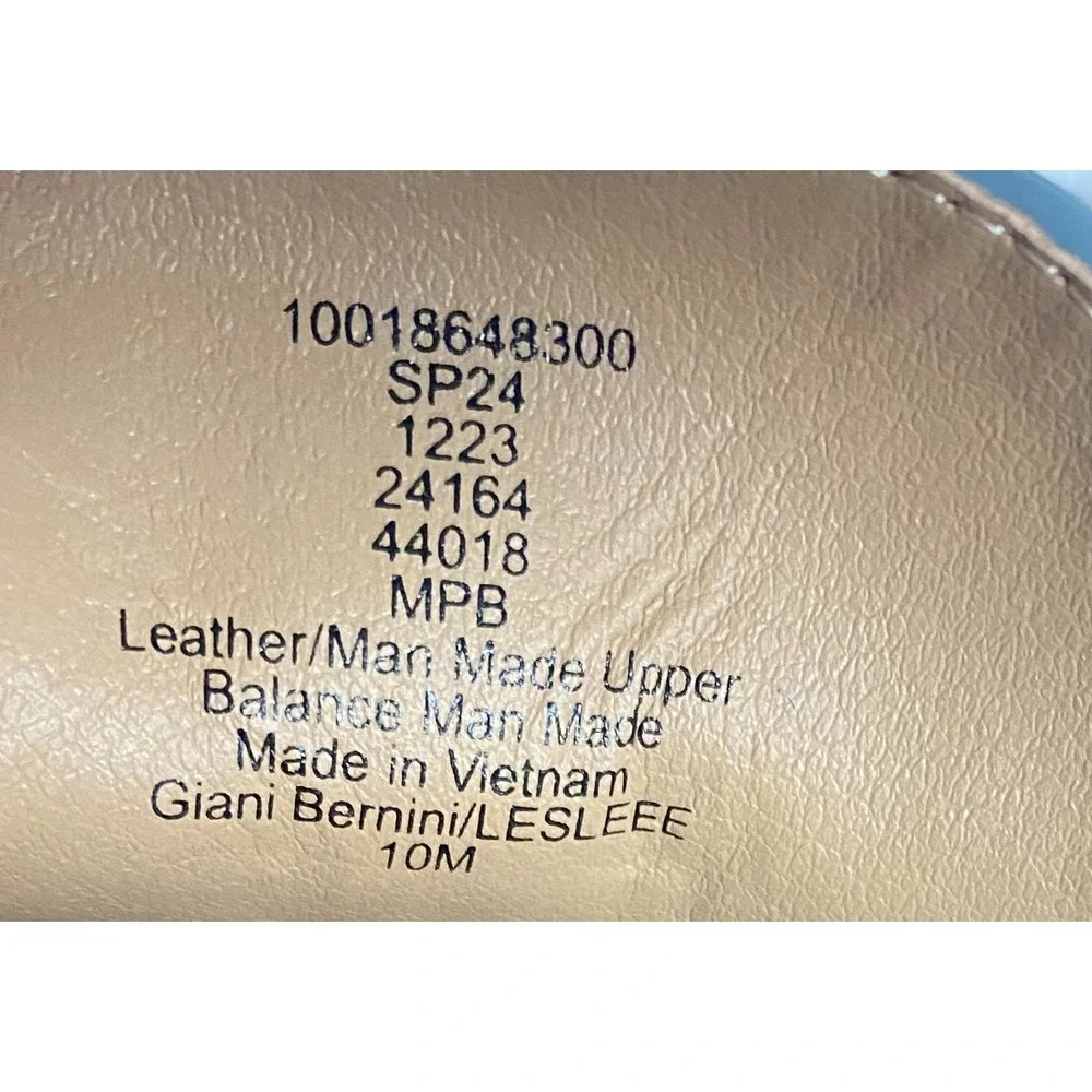 Giani Bernini Womens Lesleee Loafers 10M Light Blue Suede Memory Foam Slip-On